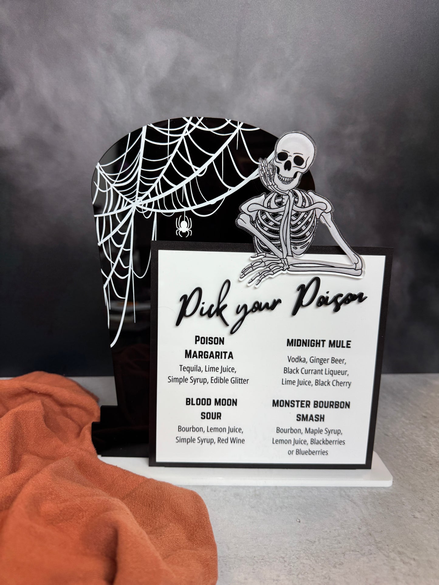 Pick Your Poison Halloween Drink Menu