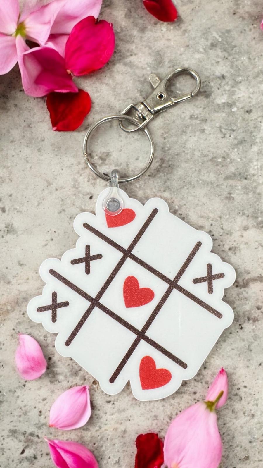 Acrylic Love Keychains
