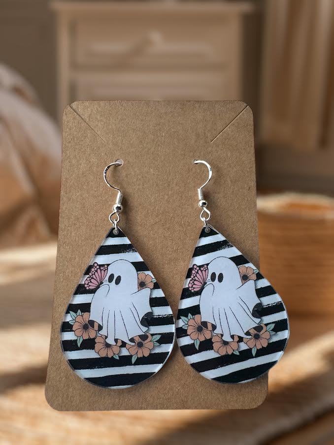 Halloween Teardrop Earrings