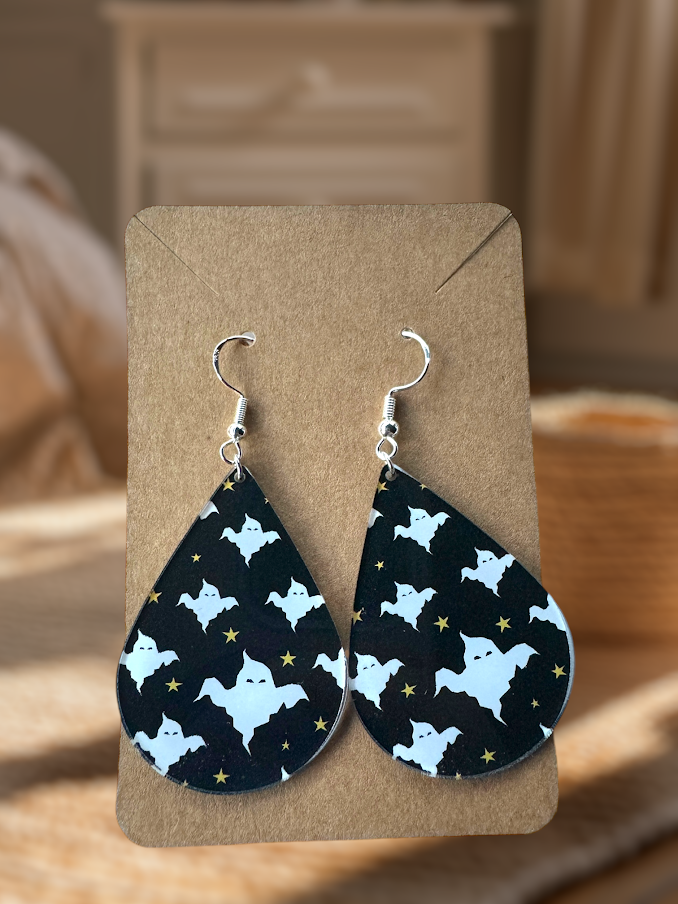 Halloween Teardrop Earrings