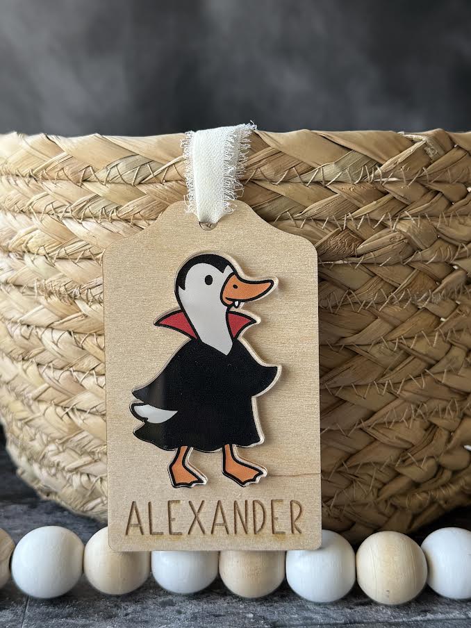 Halloween Goose Bag Tags
