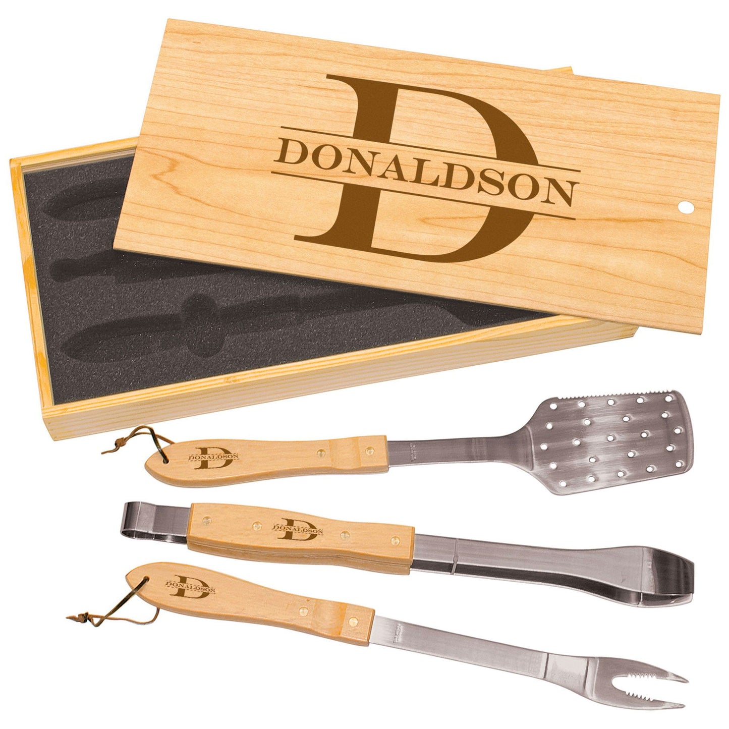 BBQ Grill Set Personalized