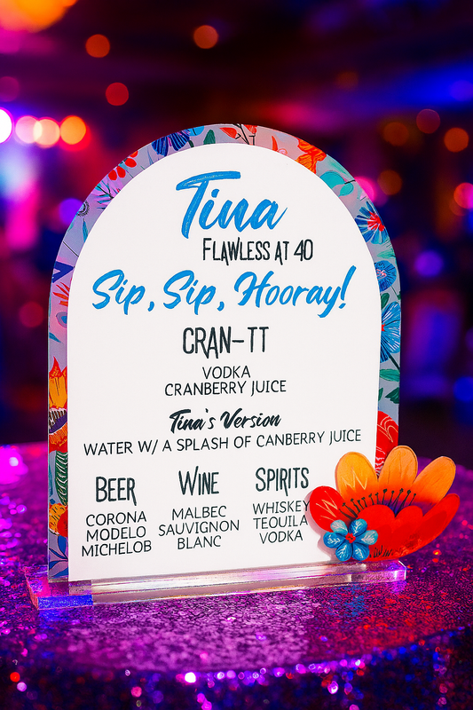 Mexican Floral Bar Sign