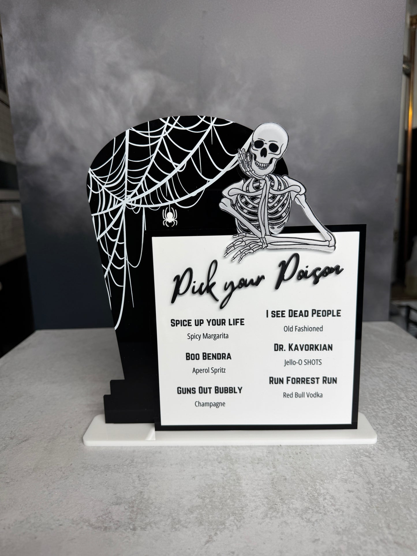 Pick Your Poison Halloween Drink Menu