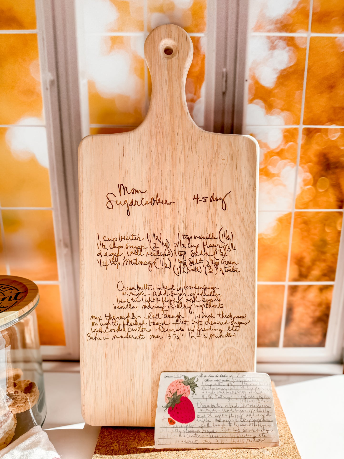 Handwritten Recipe Board