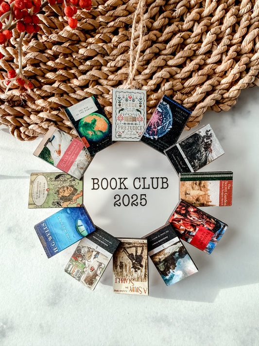 Book Wreath Ornament