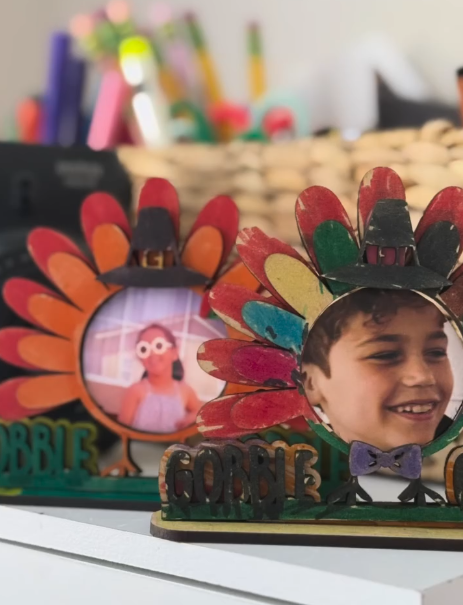 DIY Turkey Photo Frame Kit