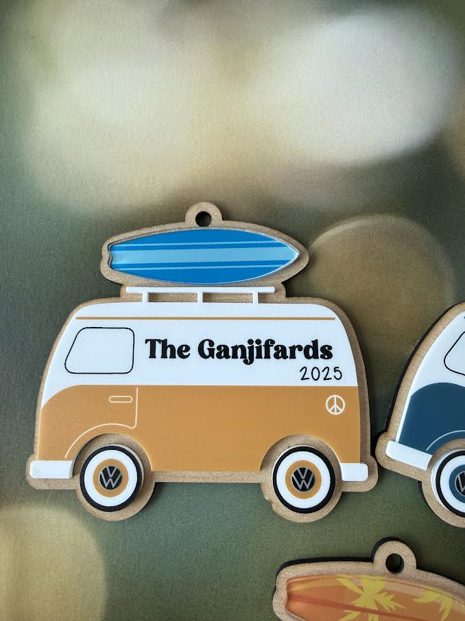 Volkswagen Bus Christmas Ornament