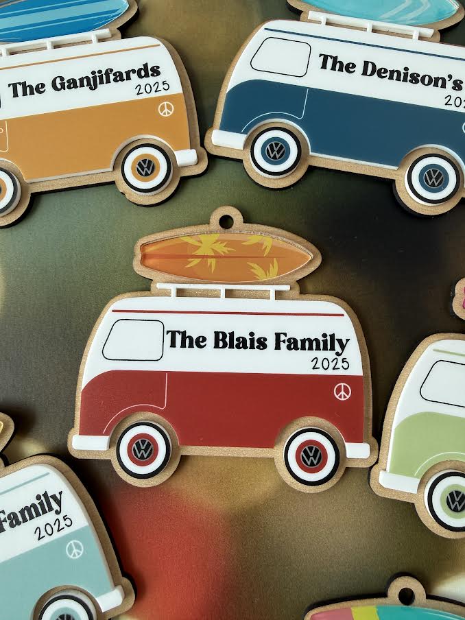 Volkswagen Bus Christmas Ornament