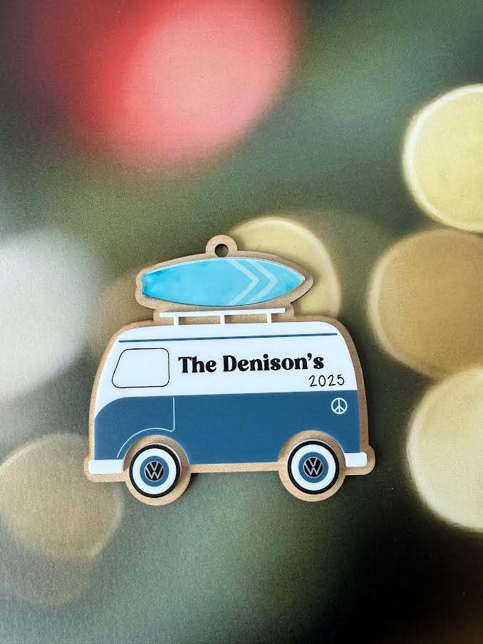 Volkswagen Bus Christmas Ornament