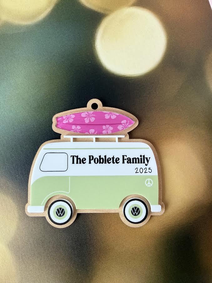 Volkswagen Bus Christmas Ornament