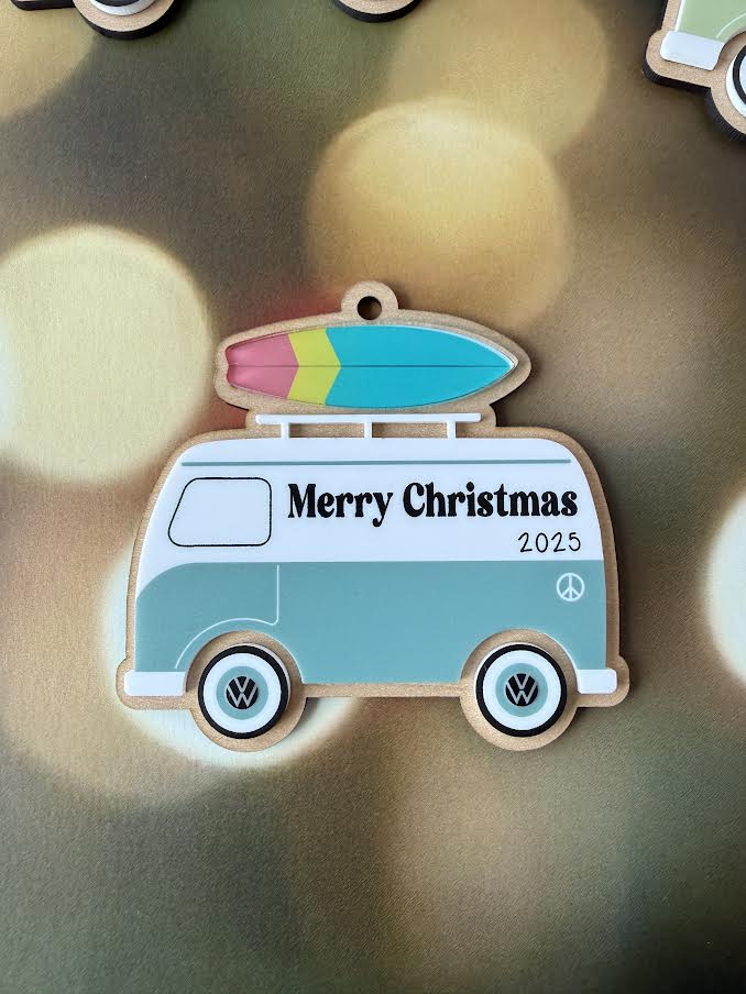 Volkswagen Bus Christmas Ornament