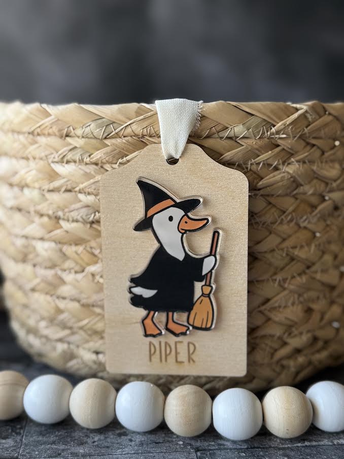 Halloween Goose Bag Tags