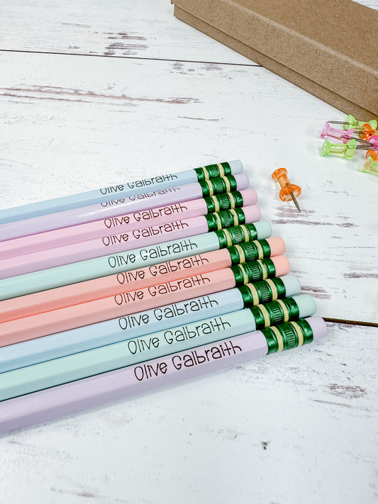 Personalized Ticonderoga #2 Pencils – Set of 10