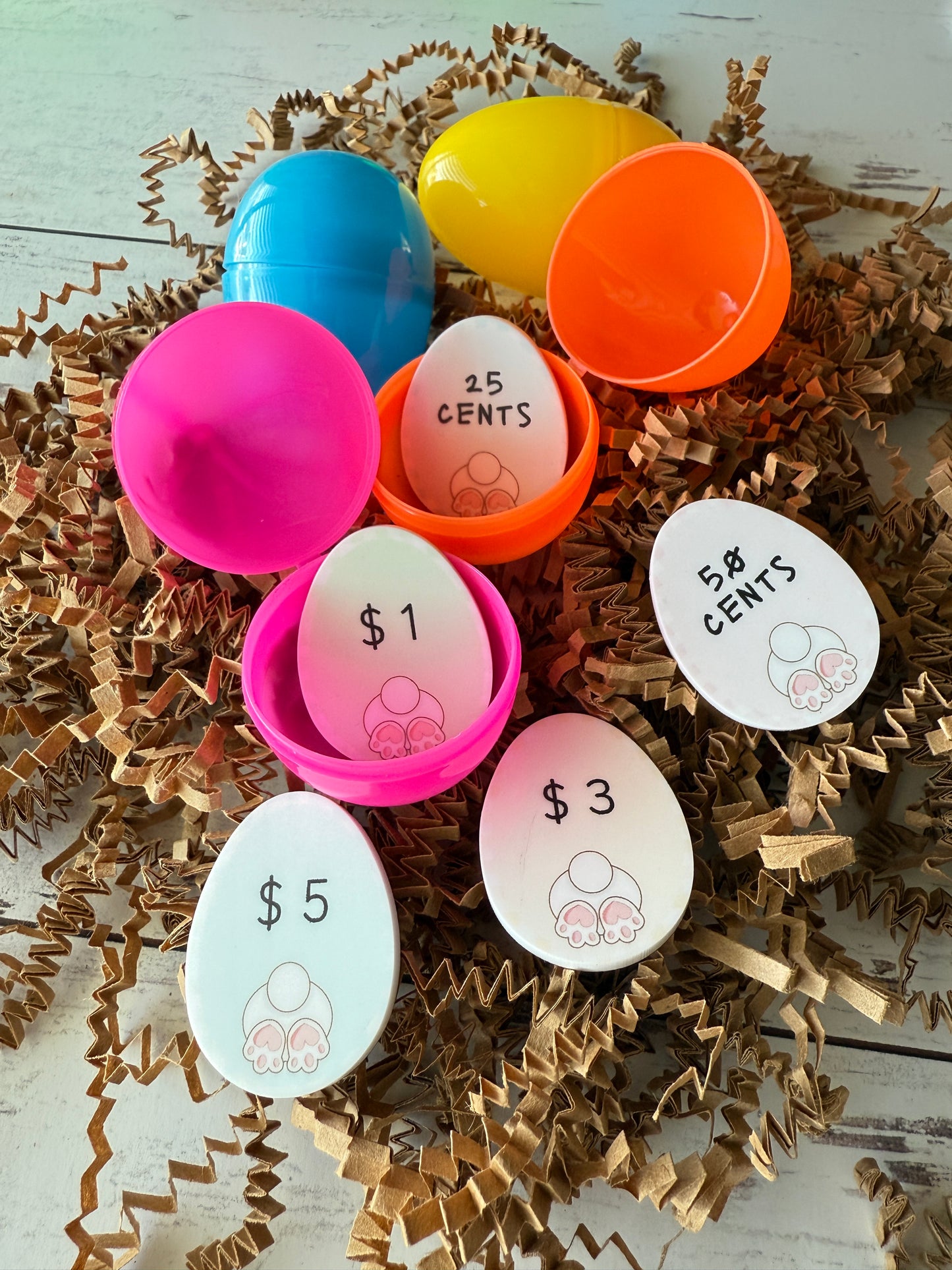 School-Aged Kids Easter Egg Reward Tokens
