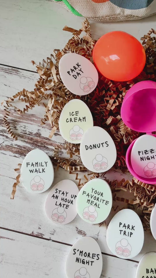 School-Aged Kids Easter Egg Reward Tokens