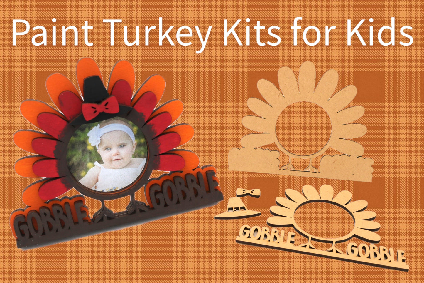 DIY Turkey Photo Frame Kit