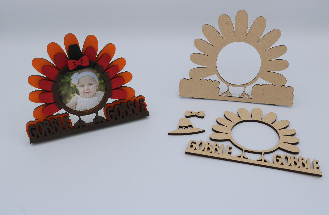 DIY Turkey Photo Frame Kit