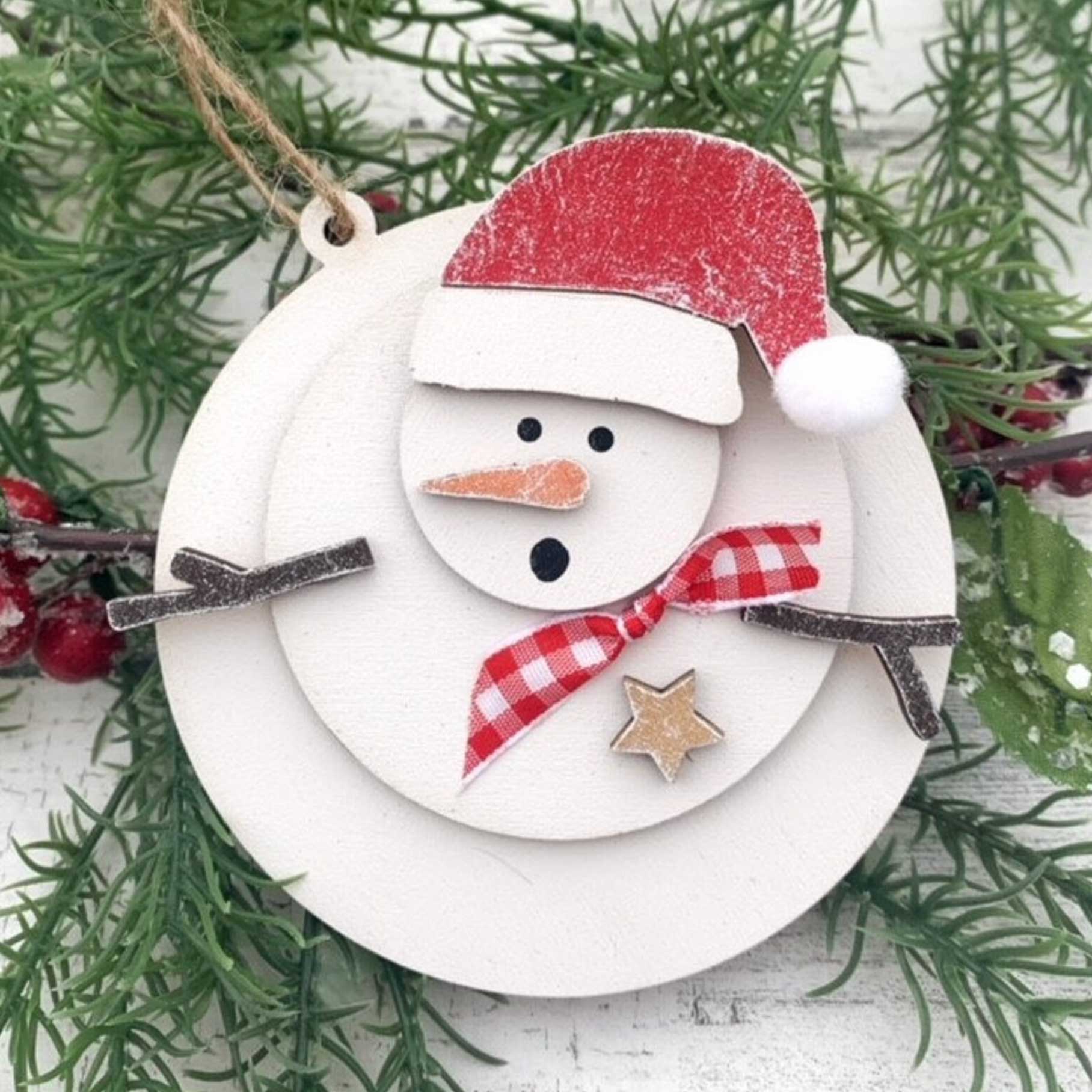 Melting Snowman, Christmas Decoration